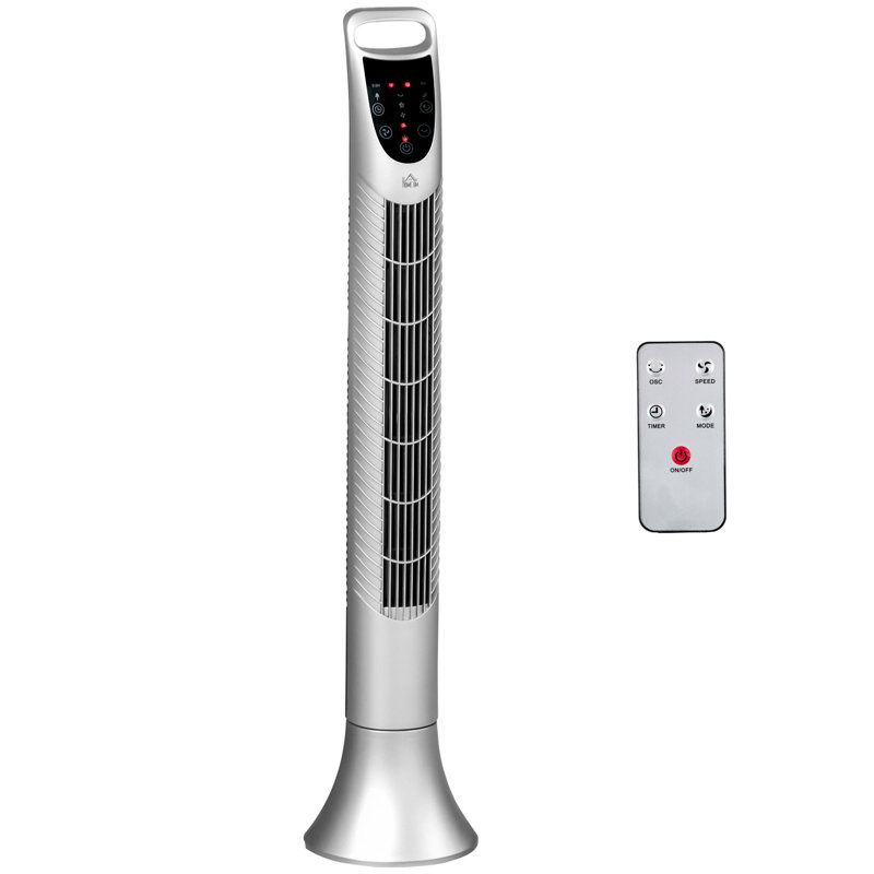 Natale 91.5 cm Tower Fan, Silver