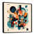 Black Floater Framed Canvas