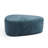 Caras Upholstered Blue Triangular Compression Ottoman No Assembly Required (Set of 2)-109286833