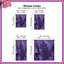 Rideaux de fenêtre mauve à motif de pin mauve texturé et obscurcissant - 2 panneaux-97204649-97204650
