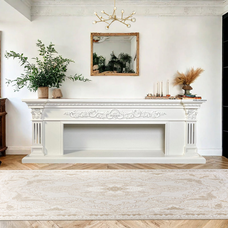 Fireplace TV Stand Decoration