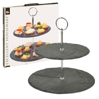 Stoneware Tiered Stand