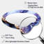 Purple Stone Geode Volcano III - Stone Geode Metal Art Decor - Traditional Irregular Wall Mirror