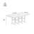Aunye 71"W HDPE 6-Person Heavy-duty Dining Table-1710641565