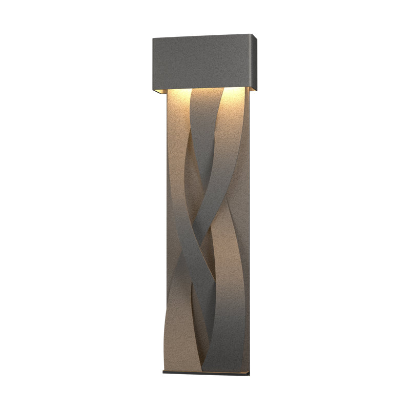 Tress Outdoor Flush Mount, Coastal Natural Iron, 31.8" H x 9.5" W x 3.7" D