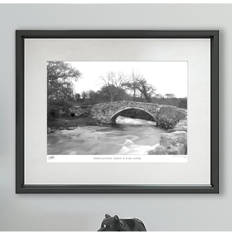 Pontllyfni, Pont-Y-Cim C1940 by Francis Frith - Single Picture Frame Print, 28cm H x 36cm W x 2.3cm D