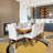 Doucet Geometric Yellow/Gray/Black Area Rug-1146494342