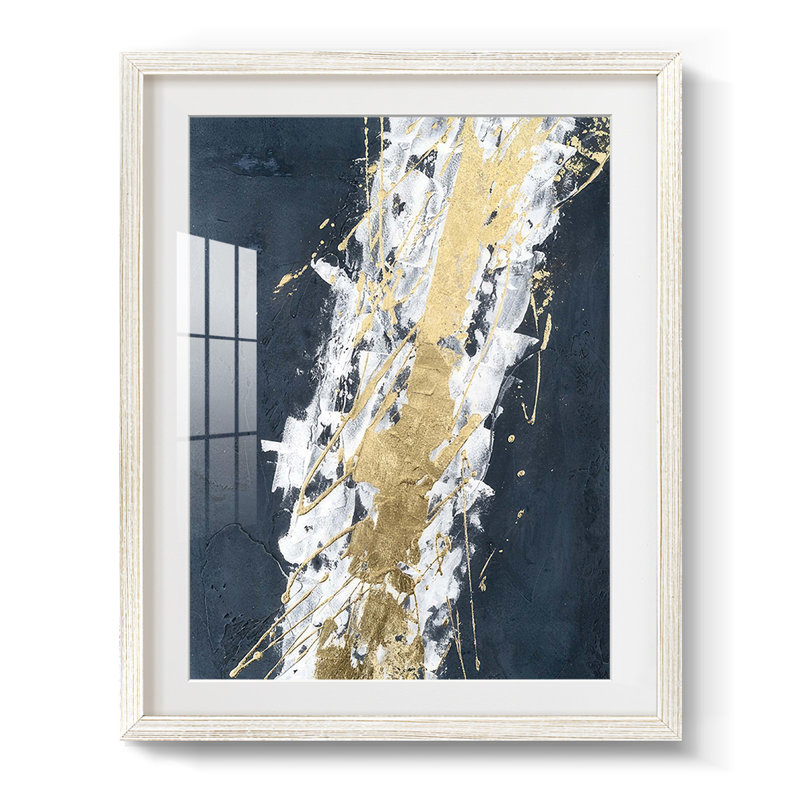 Imprimé rétro Fling III - impression encadrée, H 28,5 po x l 20,5 po, Blanc