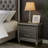 Luxor 2-Drawer Nightstand in Dark Champagne