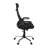 High-Back Ergonomic Office Chair with Adjustable Height and Armrests, Black Mesh