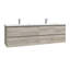 Perla C140D 55.5" Wall Mounted bathroom Vanity-177078738-191387645