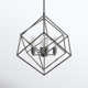 Wrigley 4 Light Metal Dimmable Geometric Chandelier