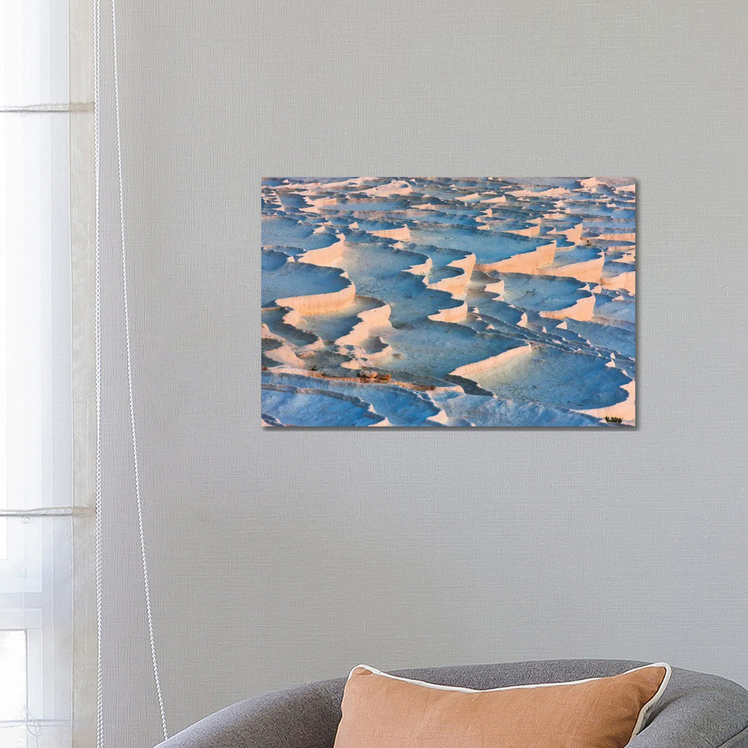 Travertine Terraces Of Pamukkale (UNESCO World Heritage Site), Turkey by Keren Su - Wrapped Canvas Print