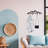 31.5" W Metal Wall Mounted Coat Rack