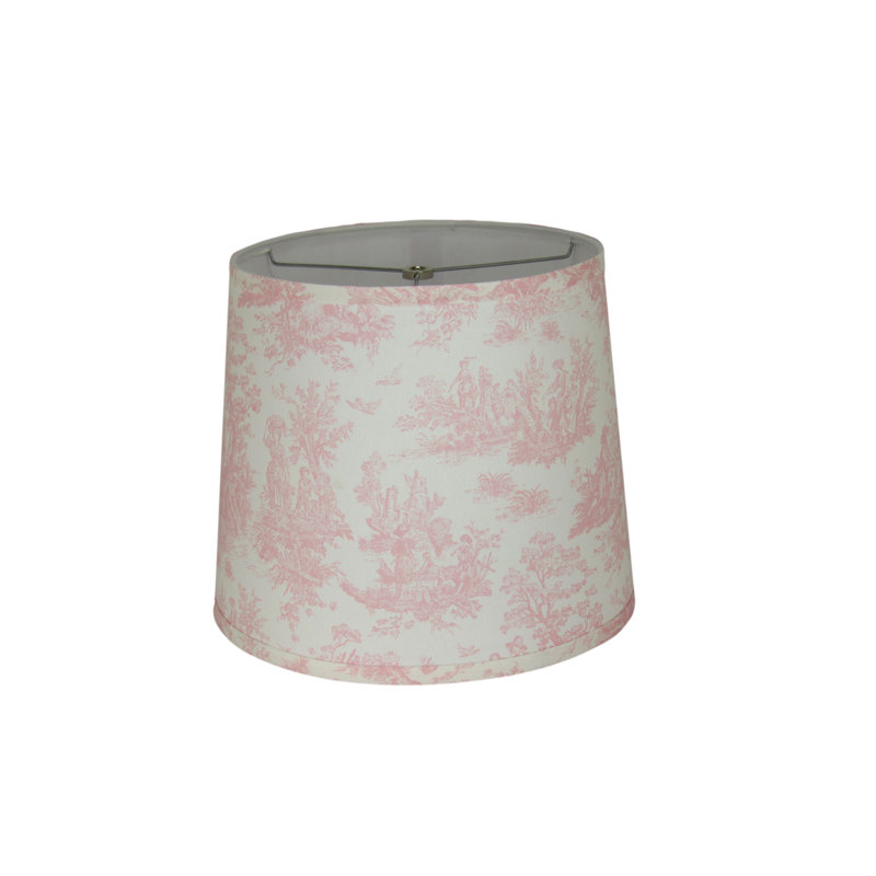 Abat-jour rose bébé, H 10 po x l 12 po x P 12 po