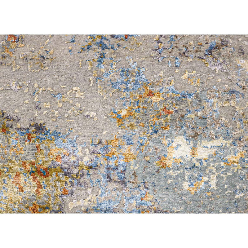 Himalayan Abstract Area Rug in Beige, Rectangle 2' x 3'