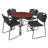Kee Mobile 90" L Breakroom Table and Chair Set-85722829