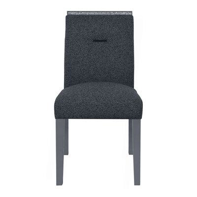 Chaise 2 pièces ARIYA GRIS FONCÉ