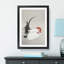 White Rooster & Hen by Ohara Koson - Picture Frame Painting Print-55612954-55612956