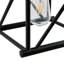 Luminaire suspendu cage moderne à 1 lumière Craiginorne