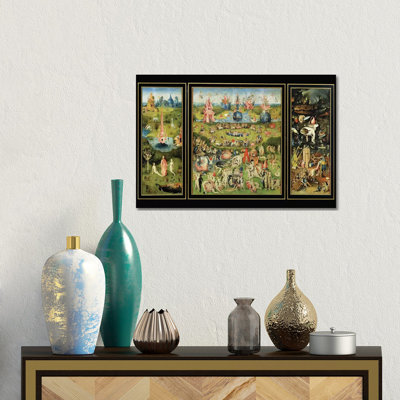 «The Garden of Earthly Delights», vers 1500 - Giclée sur toile tendue avec châssis