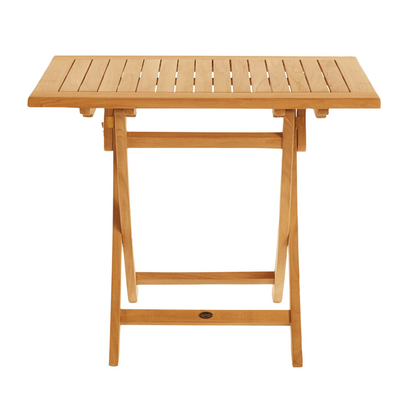 ARB Teak Outdoor Rectangular Teak Outdoor Dining Table , 35.25'' in. W 23.5'' in. D