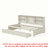 Bed Frame With Side Bookshelves, Two Drawers, And Built-in USB Port-1487835641