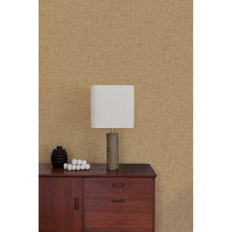 Papier peint double taupe, Terre cuite