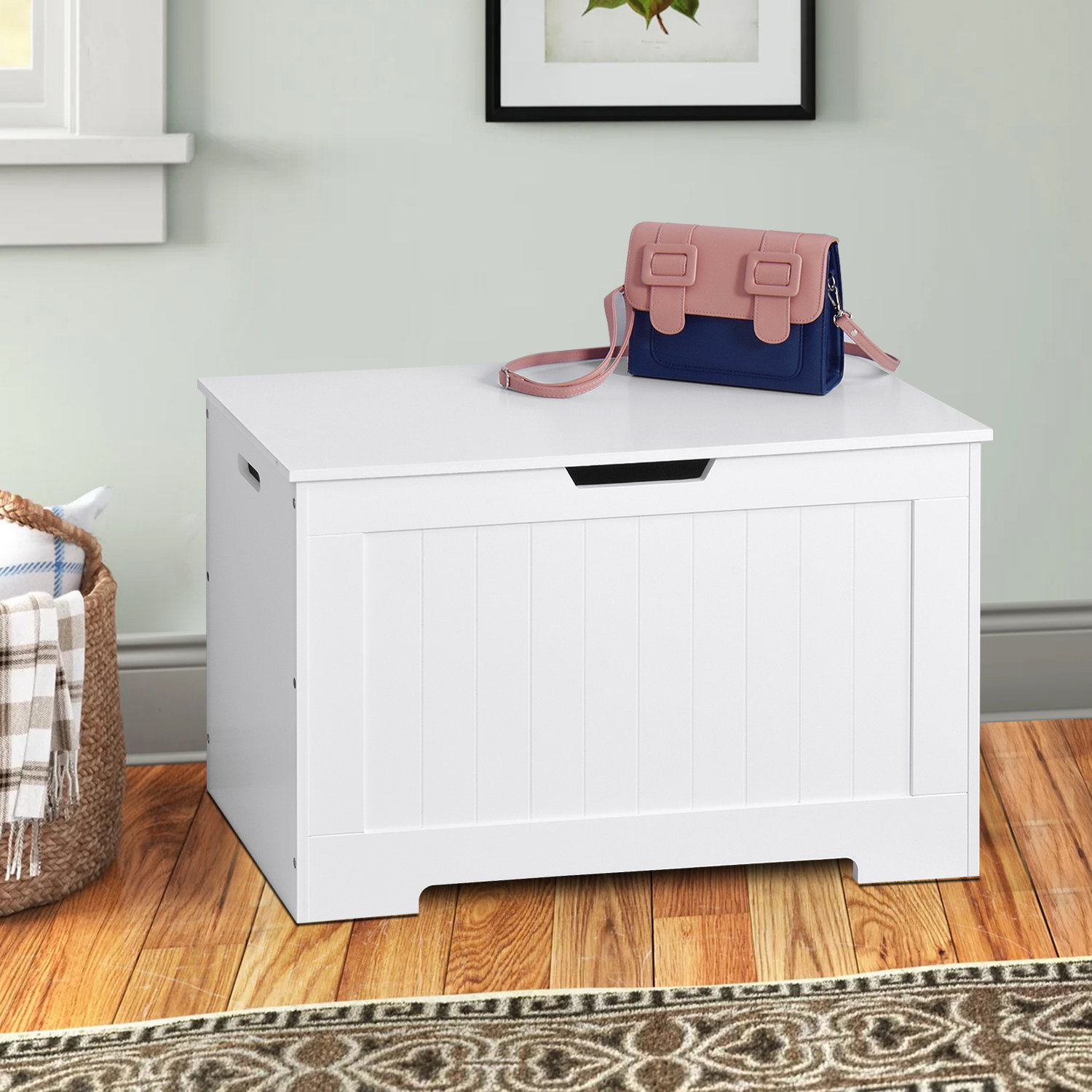 Winston Porter Gosciminski Cabinet Storage Bench | Wayfair