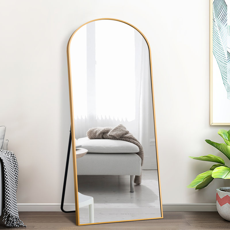 Miroir pleine grandeur Elden, 67 po x 30 po, Or