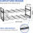 Daffne Tabletop Wine Bottle Rack in Black