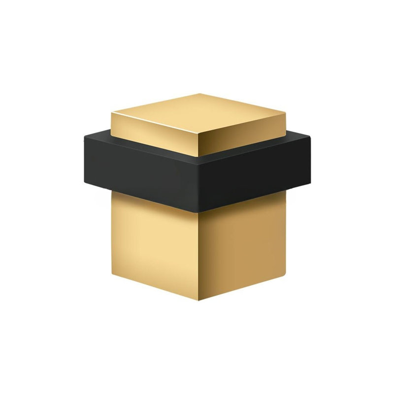 Door Stop, PVD Polished Brass