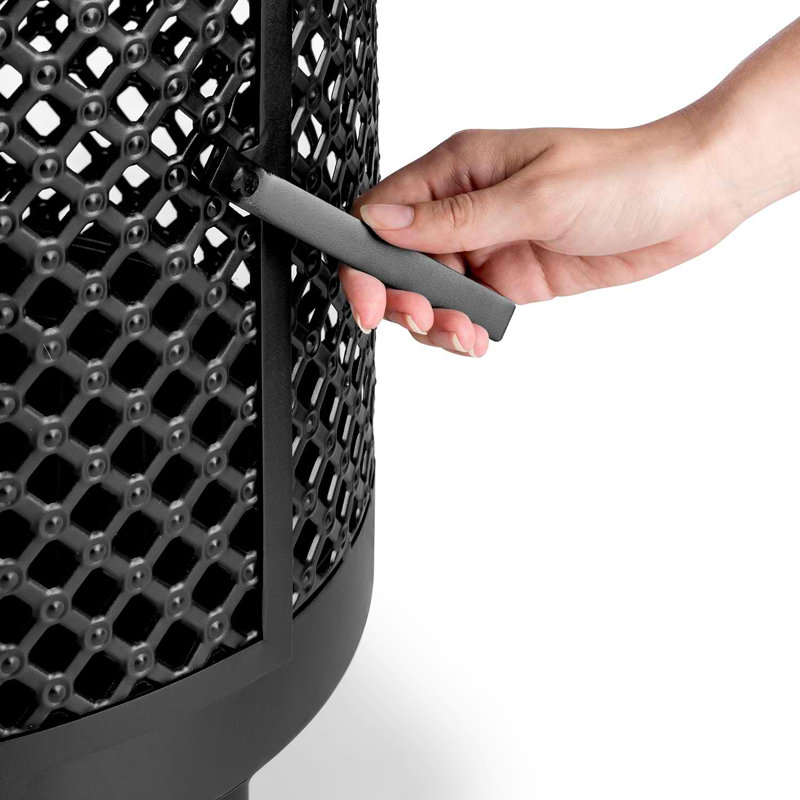 Round Steel Smokeless Chimnea