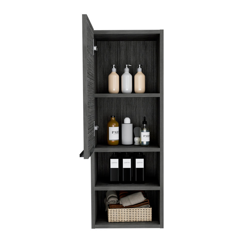 Naiym Wall Bathroom Cabinet, Grey