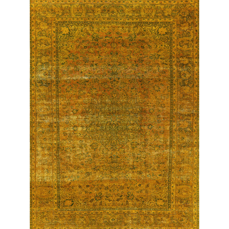 Tapis brun à motif oriental, Rectangle 3 pi x 5 pi