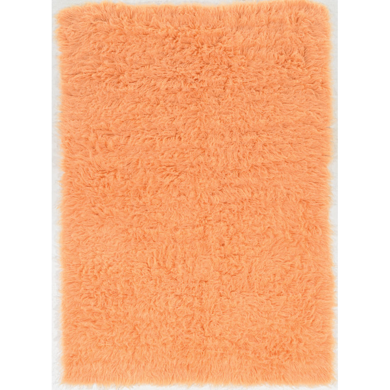 Tapis en laine tissé à la main Flokati, Rectangle 3 pi 6 po x 5 pi 6 po