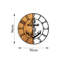 Horloge murale décorative en bois