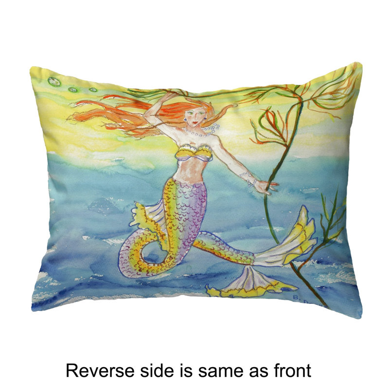 Outdoor Reversible Throw Pillow