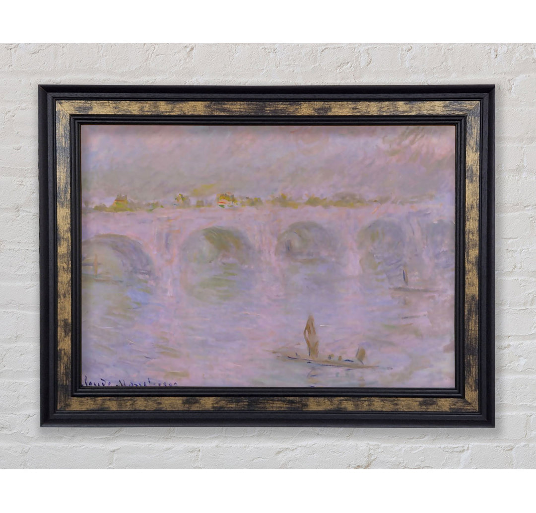 Monet Waterloo Bridge in London - Druck