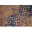 Tapis traditionnel en laine délavé à motif floral 6 x 10