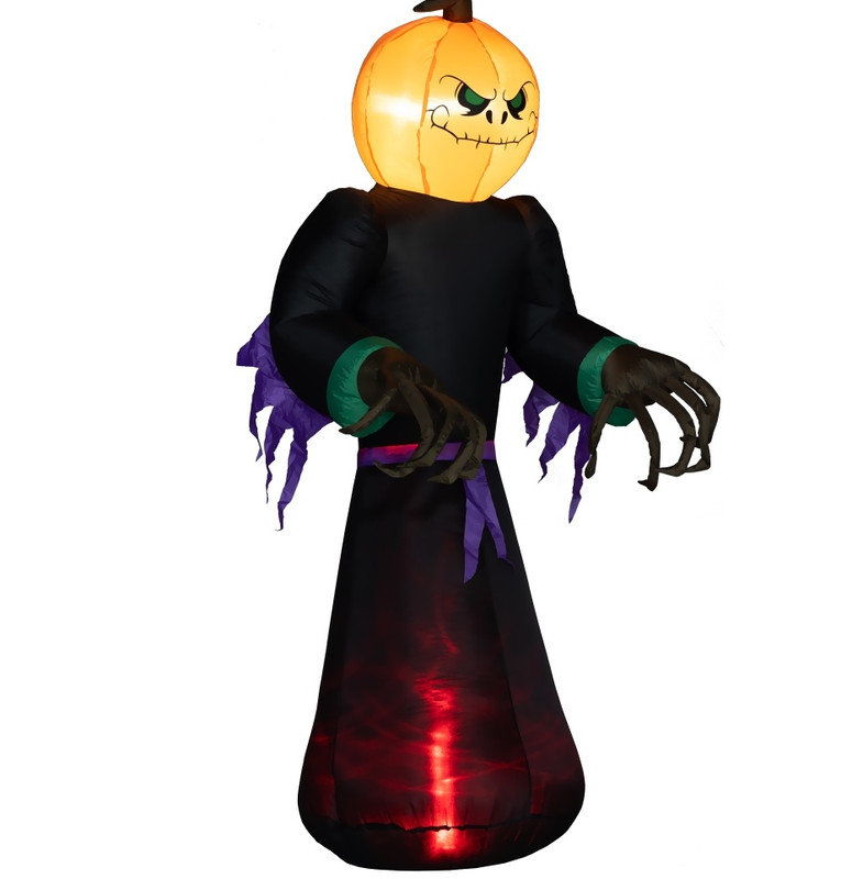 Citrouille fantôme gonflable 7 'Halloween