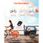 Dog Bike Trailer Pet Bicycle Trailer Cat Carrier 66 lbs Water Resistant