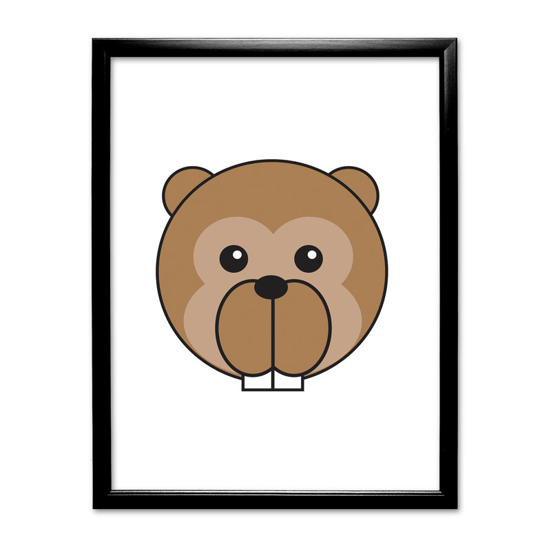 Single Picture Frame Print, Black