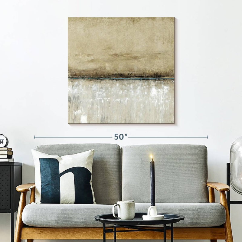 Blue Line I, 30" H x 30" W