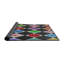 Tapis gris/rouge/orange à motifs-1549373889