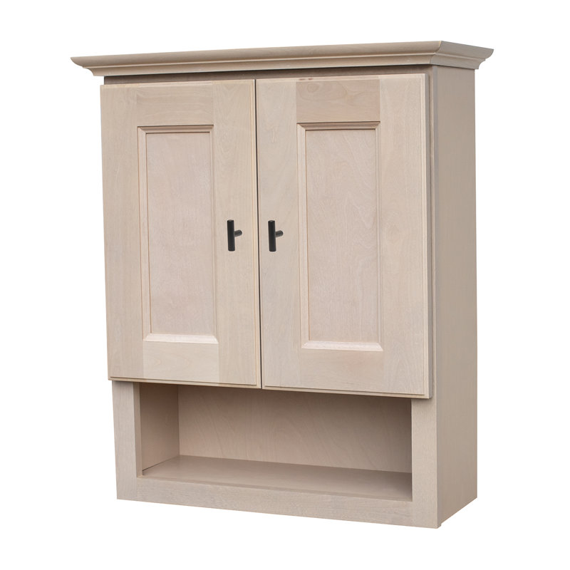 Shaker Bathroom Wall Cabinet In Wheat