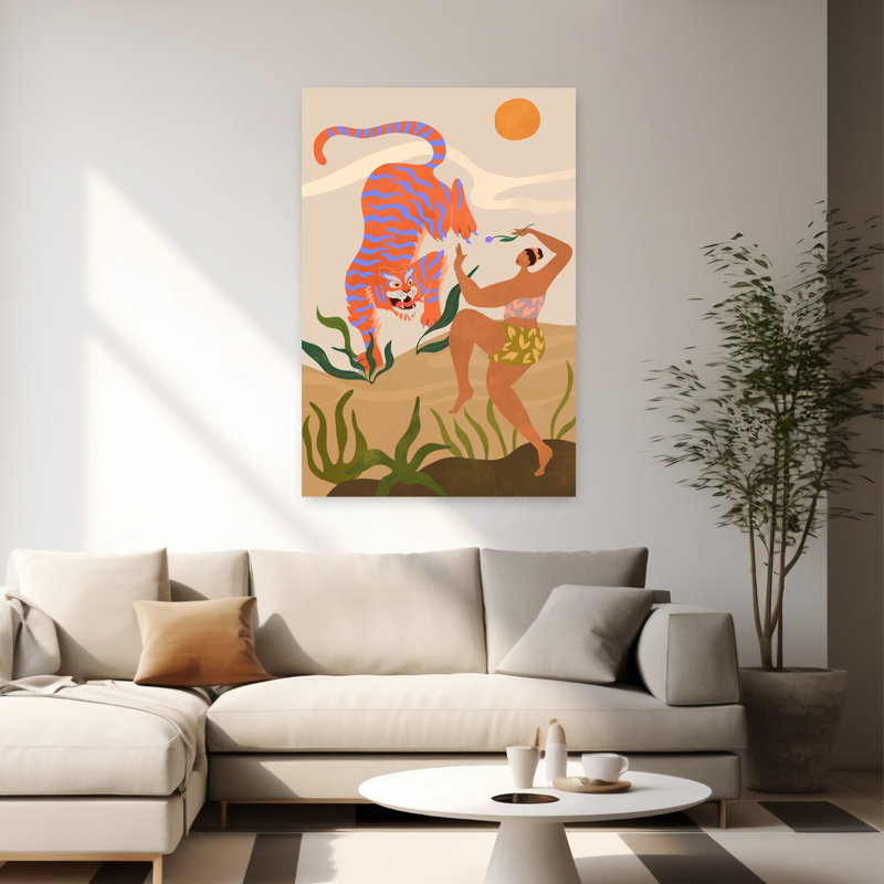 Art contemporain contemporain, H 60 po x l 40 po