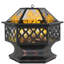 Hexagon Steel Smokeless Fire Pit
