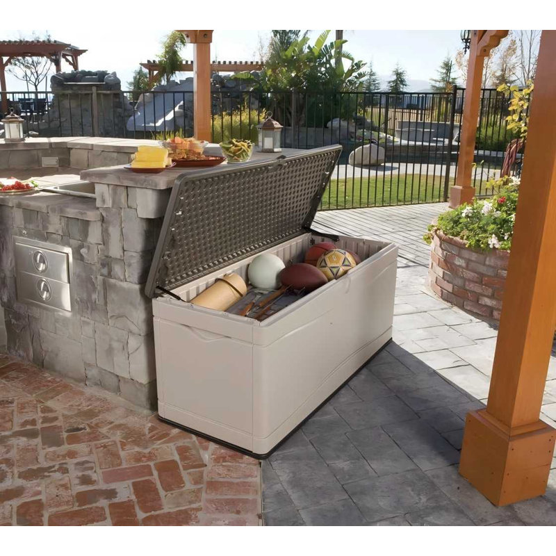 Boasting A Massive 130-Gallon Interior Space, This Oversized Deck Storage Box Easily Accommodates Patio Cushions, Garden Tools, Pool Accessories, Outdoor Toys And Large Backyard Essentials, Keeping Your Outdoor Space Fully Clutter-Free.