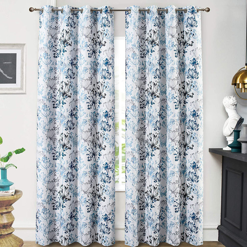Belovs Room Darkening Curtain Pair, Navy